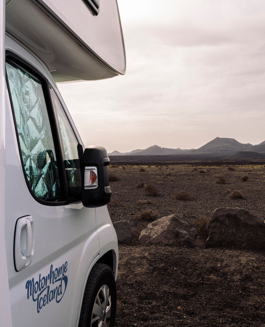 Motorhome in Iceland